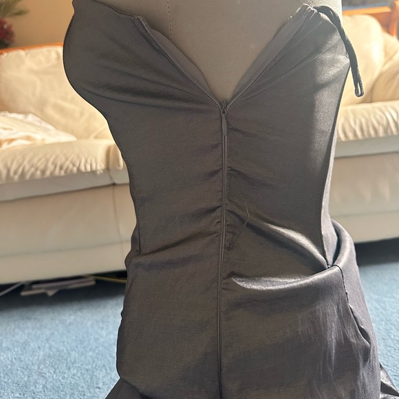 Grey Cocktail Dress - Picture 2 of 4